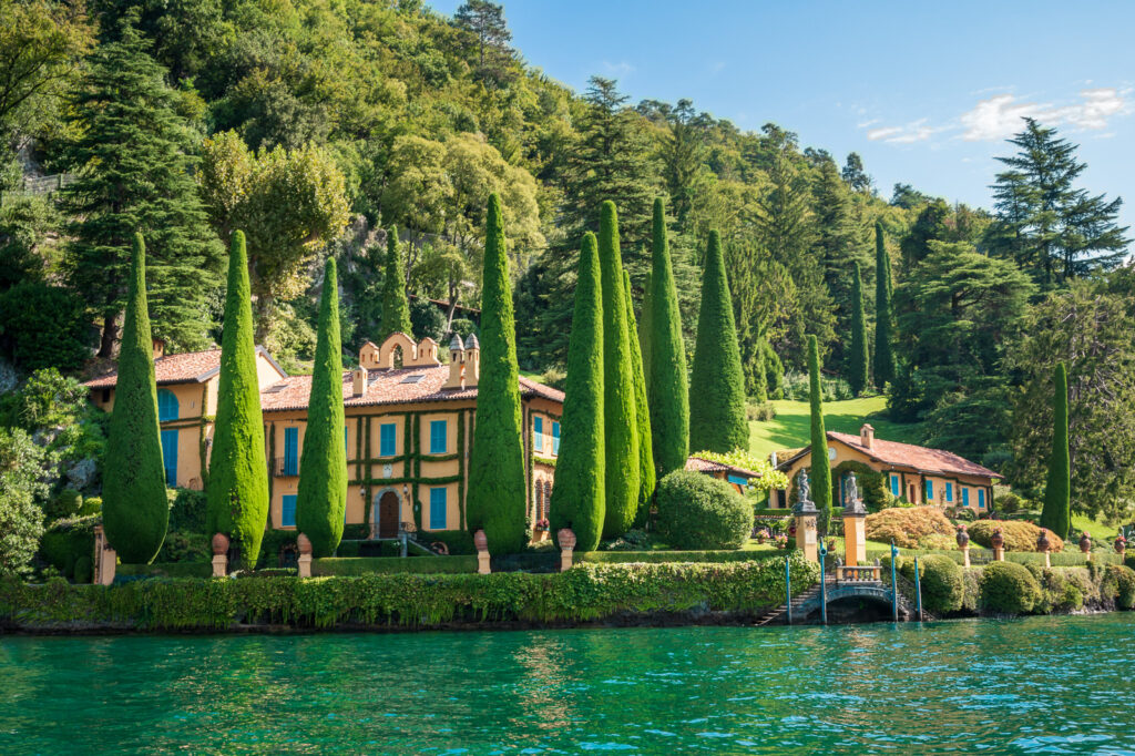 View of Lake Como in Northwest Italy