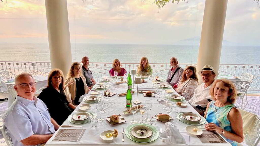 Fine dining in Sorrento