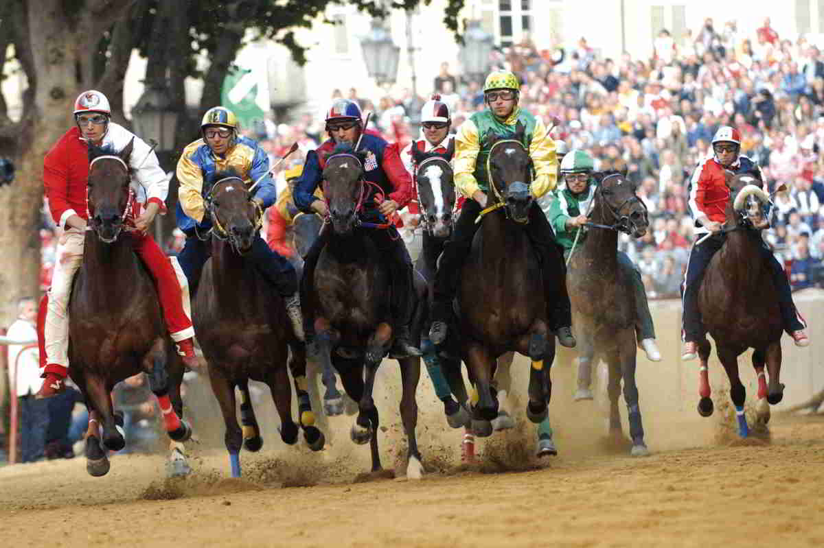 Asti and Siena Palio horse race