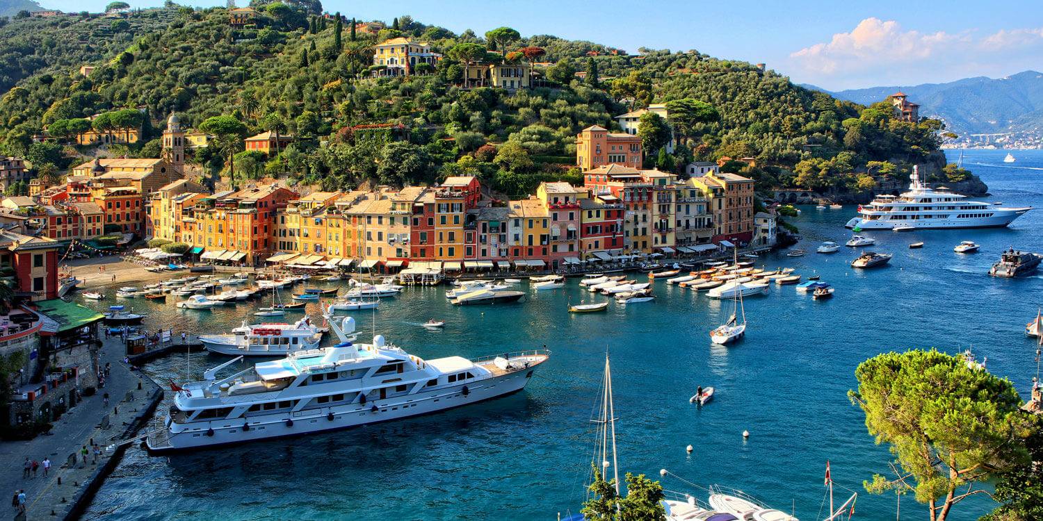 Lake como to portofino